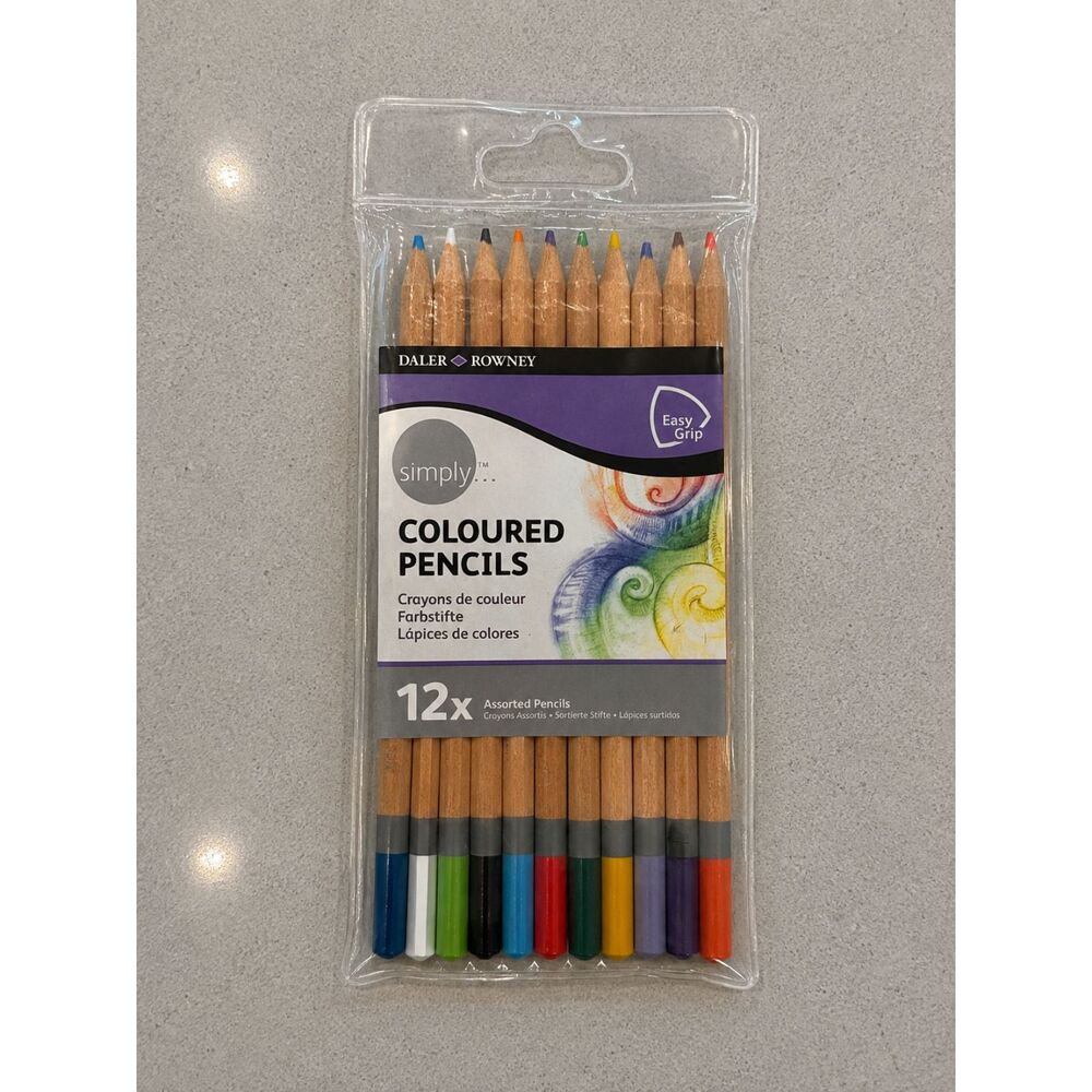 Daler Rowney Simply 12 Colored Pencil Set